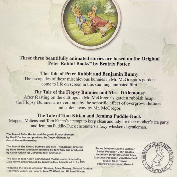 BBC Beatrix Potter The World of Peter Rabbit and Friends DVD Animated New Sealed - Picture 6 of 11